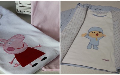 Divertidas camisetas de Peppa Pig y Pocoyó